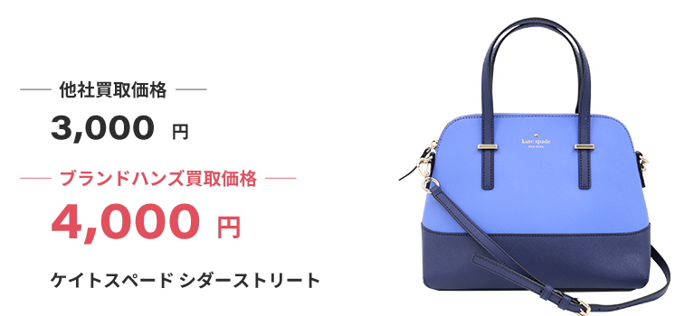 ブランド買取ブランドハンズケイトスペードバッグ買取