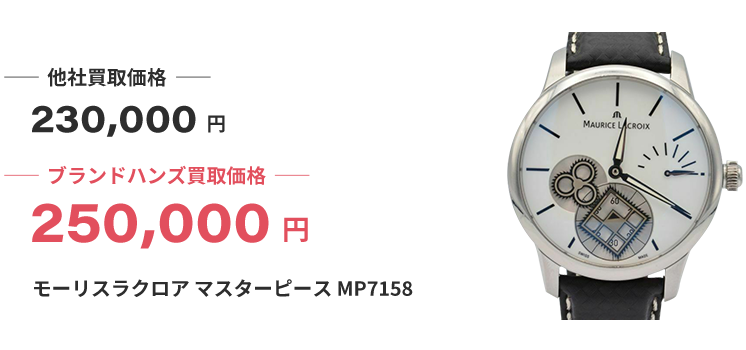 ブランド買取ブランドハンズモーリスラクロア時計買取