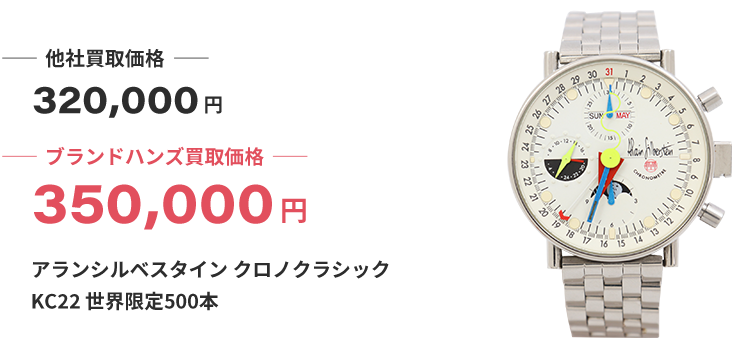 ブランド買取ブランドハンズアランシルベスタイン時計買取