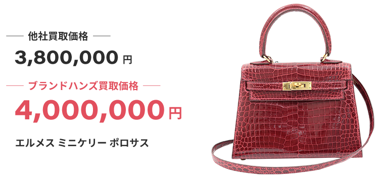 ブランド買取ブランドハンズ大阪エルメスミニケリー買取