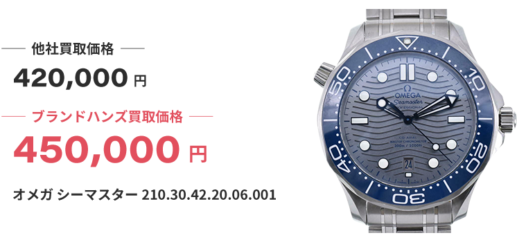 ブランド買取ブランドハンズ川西オメガシーマスター時計買取