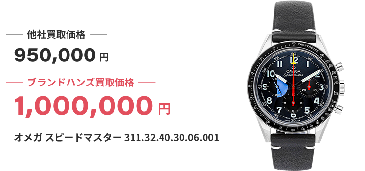 ブランド買取ブランドハンズ吹田オメガスピードマスター時計買取