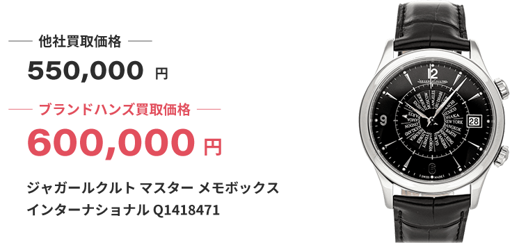 ブランド買取ブランドハンズ大阪ジャガールクルト時計買取