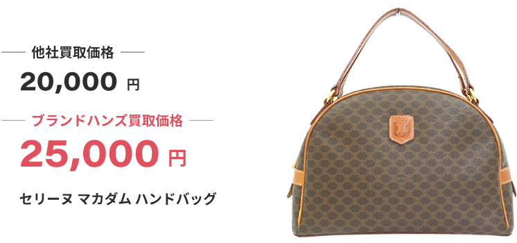 ブランド買取ブランドハンズ川西セリーヌ-マカダム-ハンドバッグ買取
