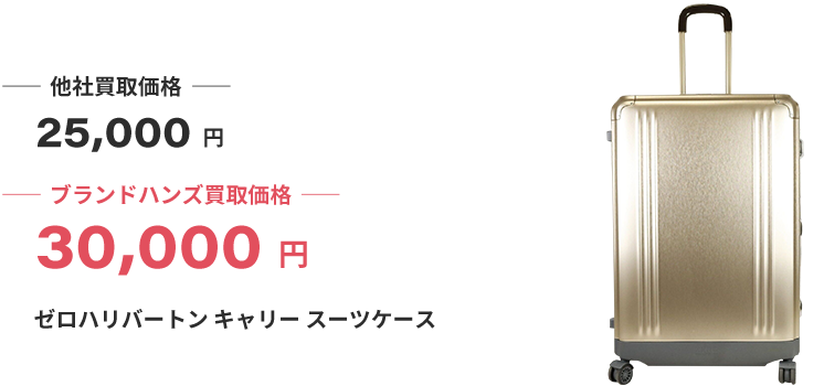 ブランド買取ブランドハンズゼロハリバートン買取