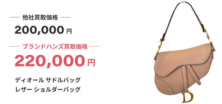 ブランド買取ブランドハンズ神戸三宮ディオールサドルバッグショルダーバッグ買取