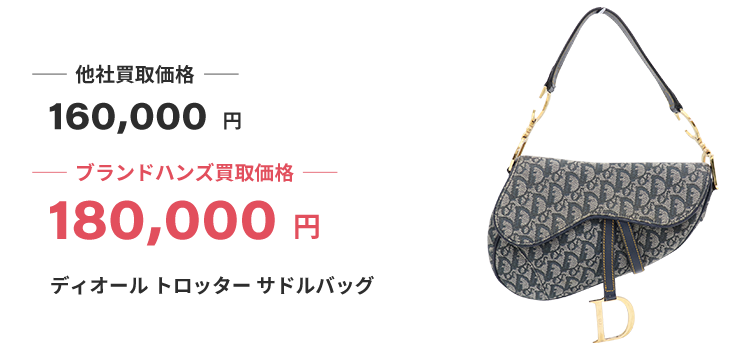 ブランド買取ブランドハンズ川西ディオールトロッターサドルバッグ買取