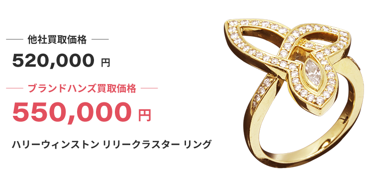 ブランド買取ブランドハンズハリーウィンストン買取