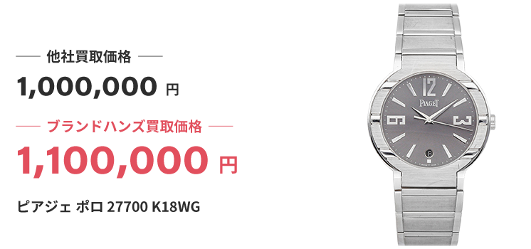ブランド買取ブランドハンズピアジェ時計買取