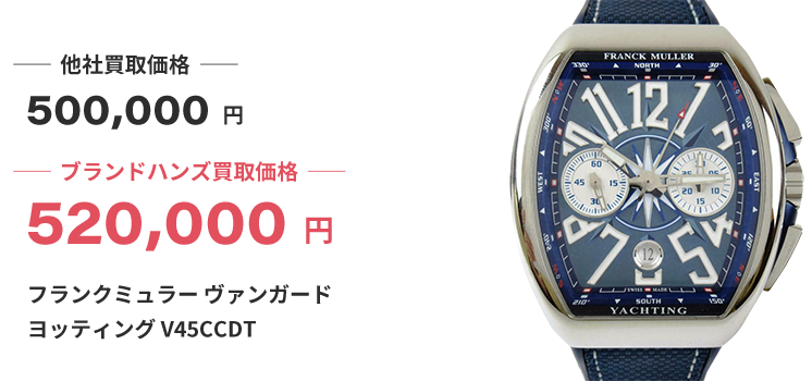 ブランド買取ブランドハンズフランクミュラー時計買取