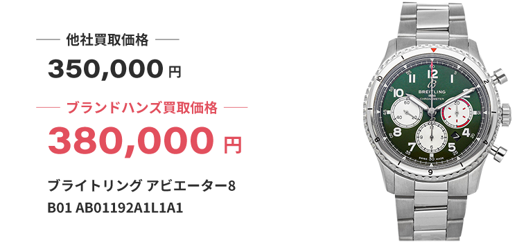 ブランド買取ブランドハンズ川西ブライトリングアビエーター8B01時計買取