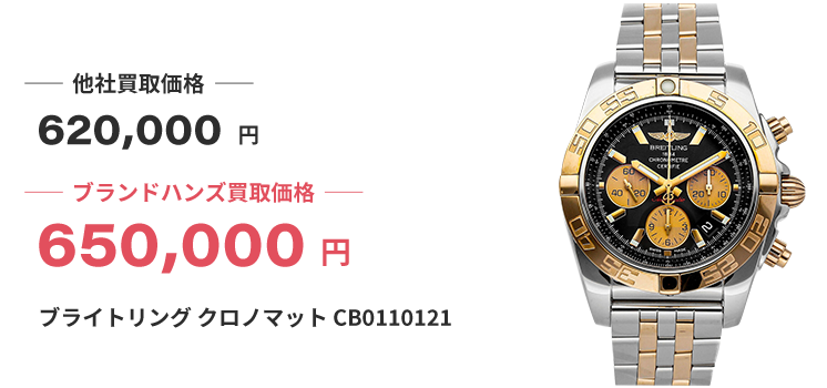 ブランド買取ブランドハンズ大阪ブライトリング時計買取