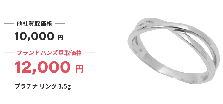 ブランド買取ブランドハンズ枚方プラチナリング買取