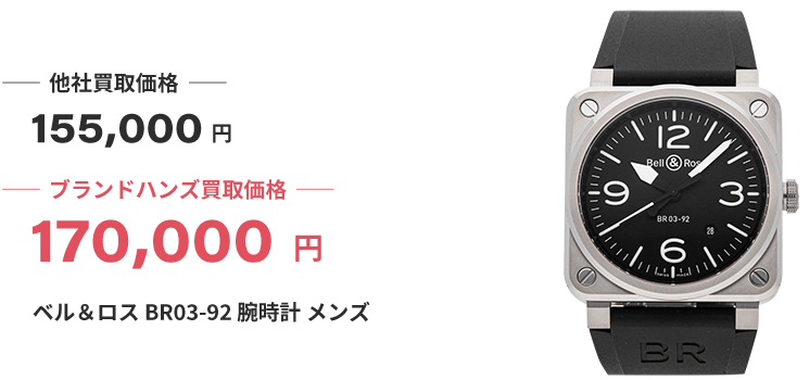 ブランド買取ブランドハンズベル＆ロス時計買取
