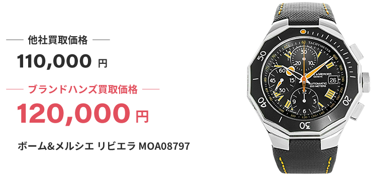 ブランド買取ブランドハンズボームアンドメルシェ時計買取
