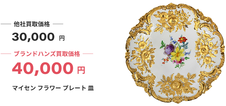 ブランド買取ブランドハンズマイセン食器買取