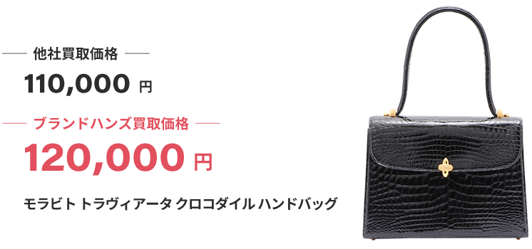 ブランド買取ブランドハンズ兵庫モラビトトラヴィアータハンドバッグ買取