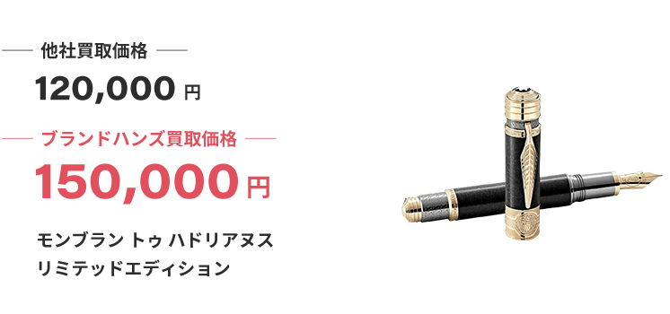 ブランド買取ブランドハンズモンブラン万年筆買取