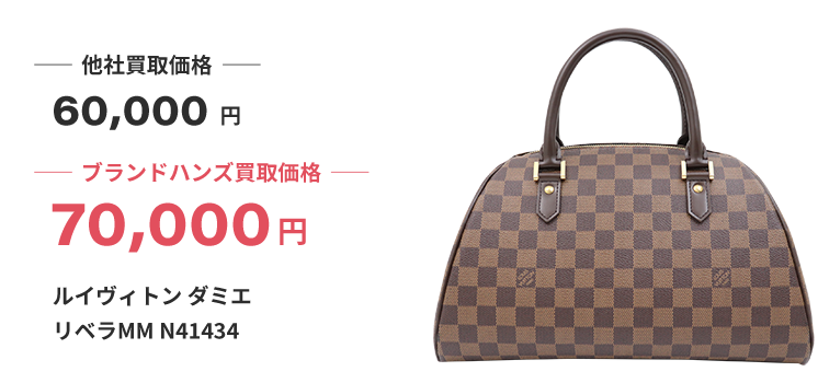 ブランド買取ブランドハンズルイヴィトン-ダミエ-リベラMM-N41434-ボストンバッグ買取