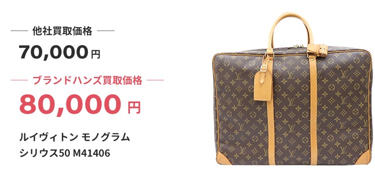 ブランド買取ブランドハンズルイヴィトン-モノグラム-シリウス50-M41406ビジネスバッグ買取