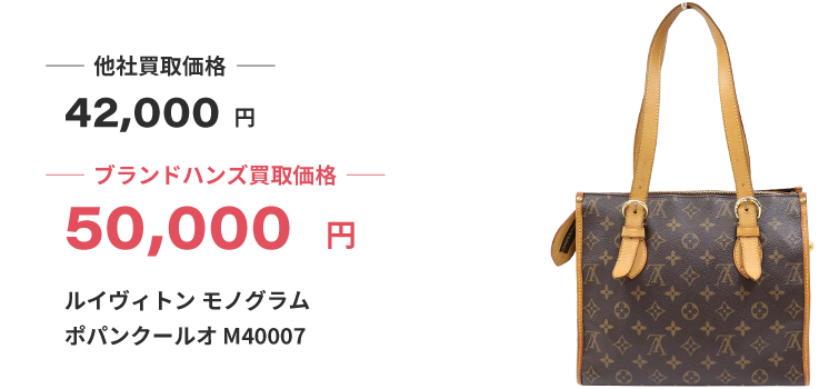 ブランド買取ブランドハンズルイヴィトン-モノグラム-ポパンクールオ-M400072wayバッグ買取