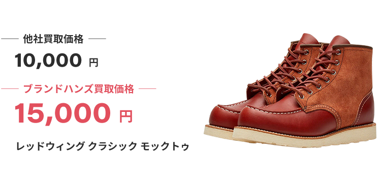 ブランド買取ブランドハンズレッドウィング靴買取