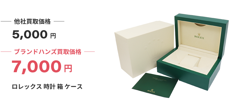 ブランド買取ブランドハンズロレックス時計箱ケース買取