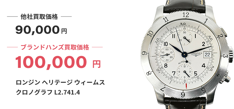 ブランド買取ブランドハンズ大阪ロンジン時計買取