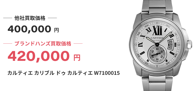 ブランド買取ブランドハンズ川西時計カルティエカリブルドゥカルティエ買取
