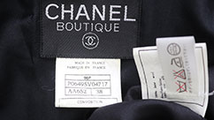 シャネルの服の品質タグ