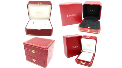 カルティエのジュエリーボックス・時計の箱