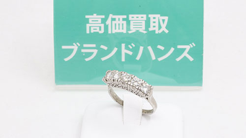 Pt900ダイヤリング10ct全体