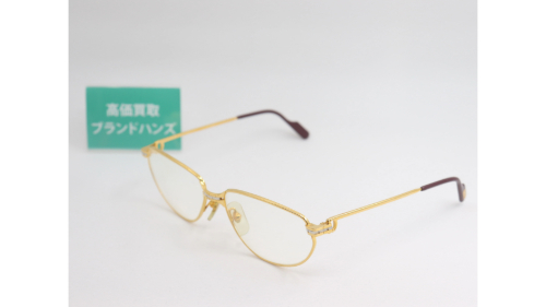 カルティエのメガネ130ゴールドメッキ全体