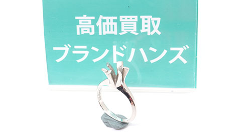 ダイヤが取れたプラチナPT900リング