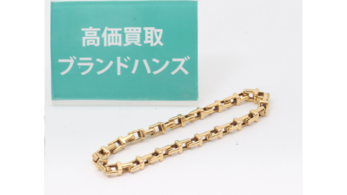 ティファニーK18YGTチェーンブレスレット
