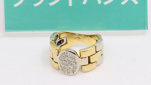 K18ダイヤリングD0.3ct889g