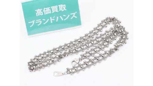 PT850 ボールモチーフ ネックレス 全体