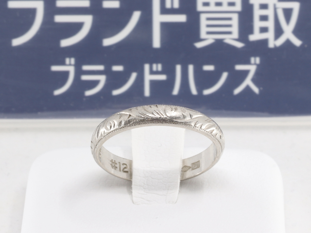 PT900(プラチナ)婚約指輪正面