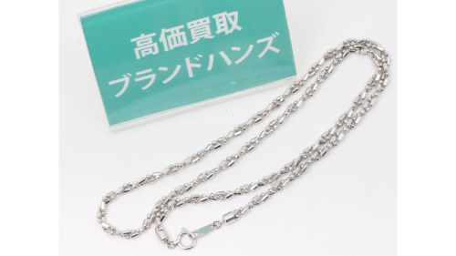 Pt850 プラチナ ネックレス 9.9g 全体