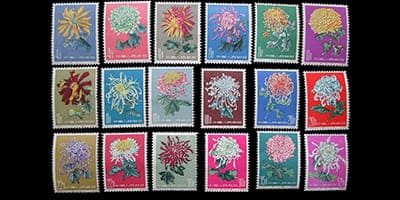 中国切手菊シリーズ