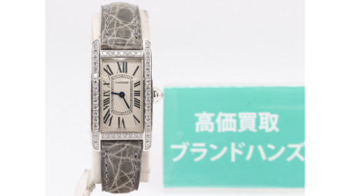 カルティエタンクアメリカンSM2489全体
