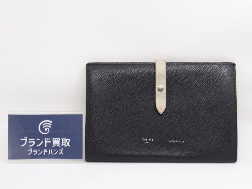 セリーヌラージストラップウォレット正面