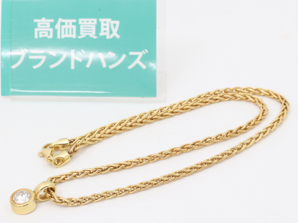 ダイヤモンドネックレス全体