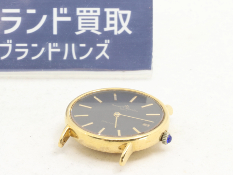 ボーム＆メルシエの手巻き金無垢腕時計