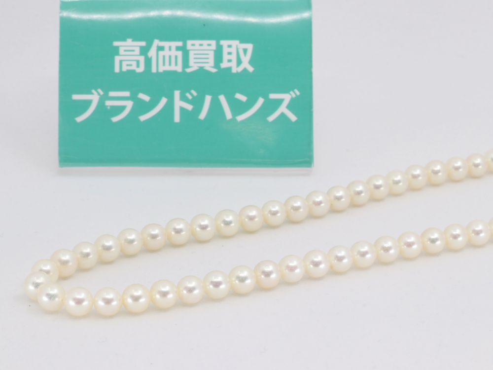 ミキモトパールネックレスシルバー金具パール