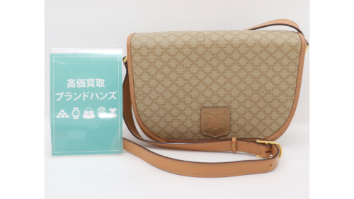 セリーヌヴィンテージマカダム柄ショルダーバッグ