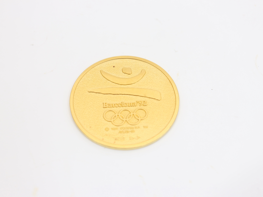 K24バルセロナ1992年記念金貨正面