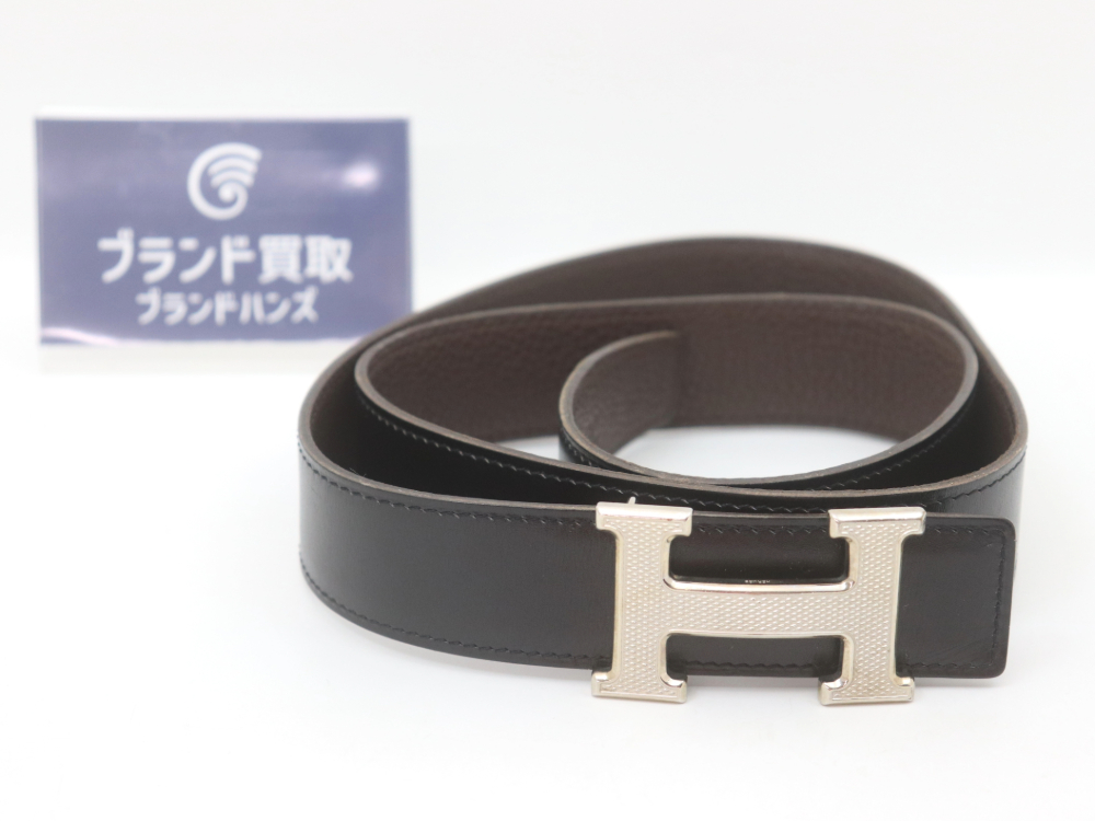 エルメスHベルトギロッシュ□K刻印全体