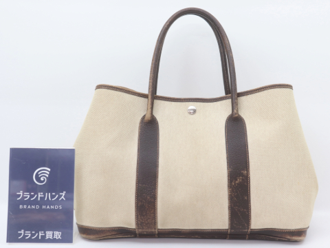 エルメスのガーデンパーティPMトワルアッシュ