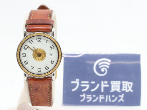 エルメスのセリエクォーツ腕時計